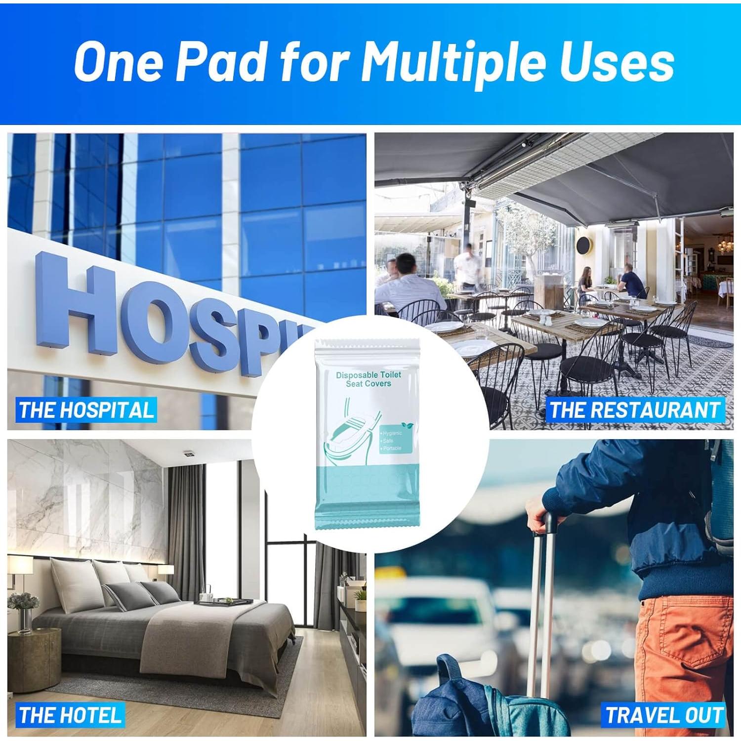 30 Cubiertas de Asiento de Inodoro Desechables XL Mckanti