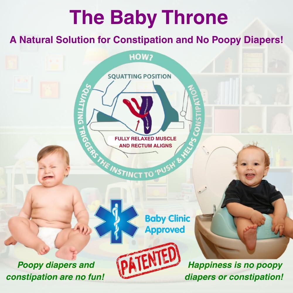 Asiento de Entrenamiento para Baño Baby Throne 7 en 1 - 2.09 kg