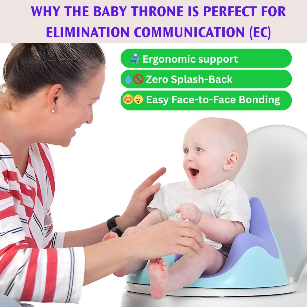 Asiento de Entrenamiento para Baño Baby Throne 7 en 1 - 2.09 kg