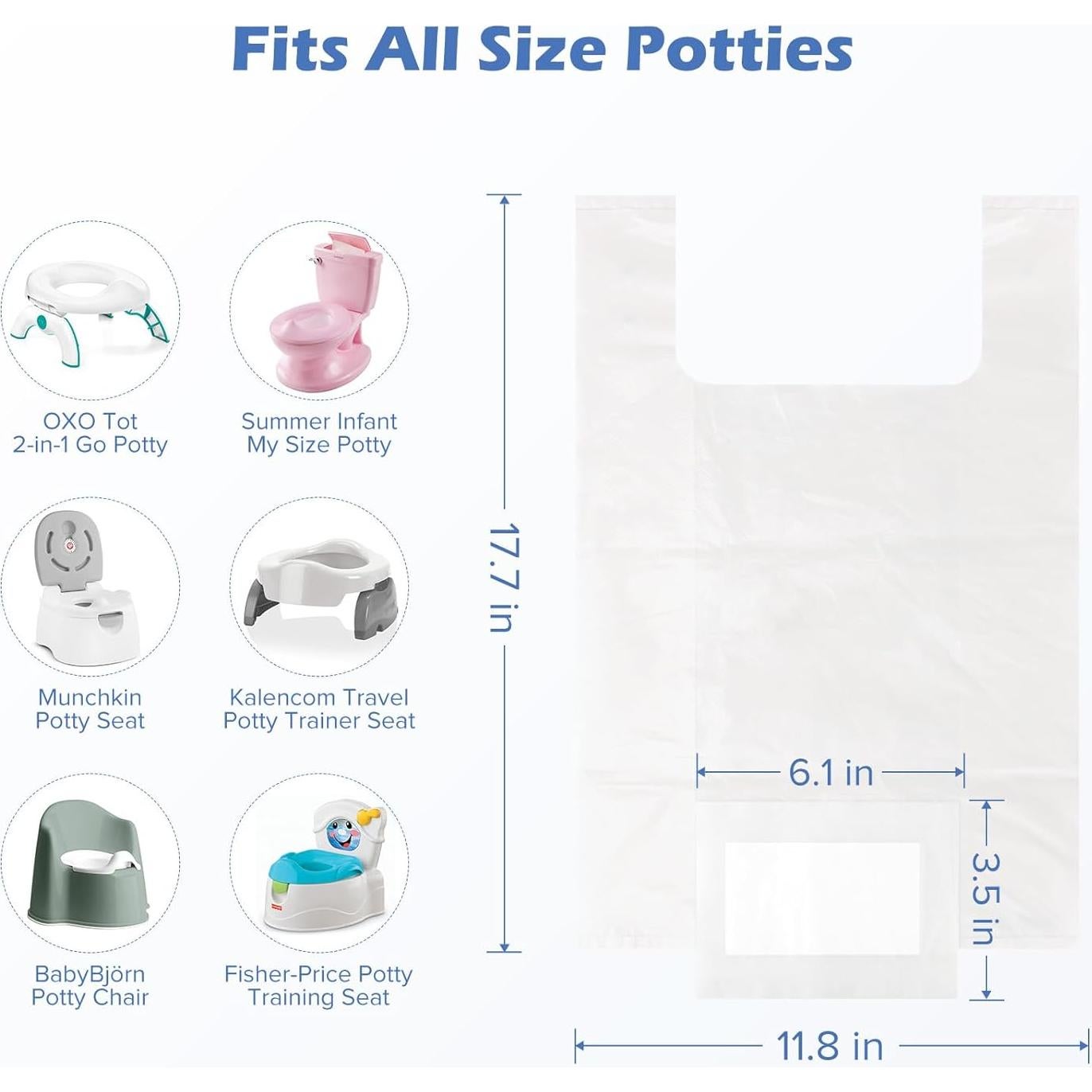 Forros Desechables para Orinal Maliton 30 Paquetes 45.7x29.2cm