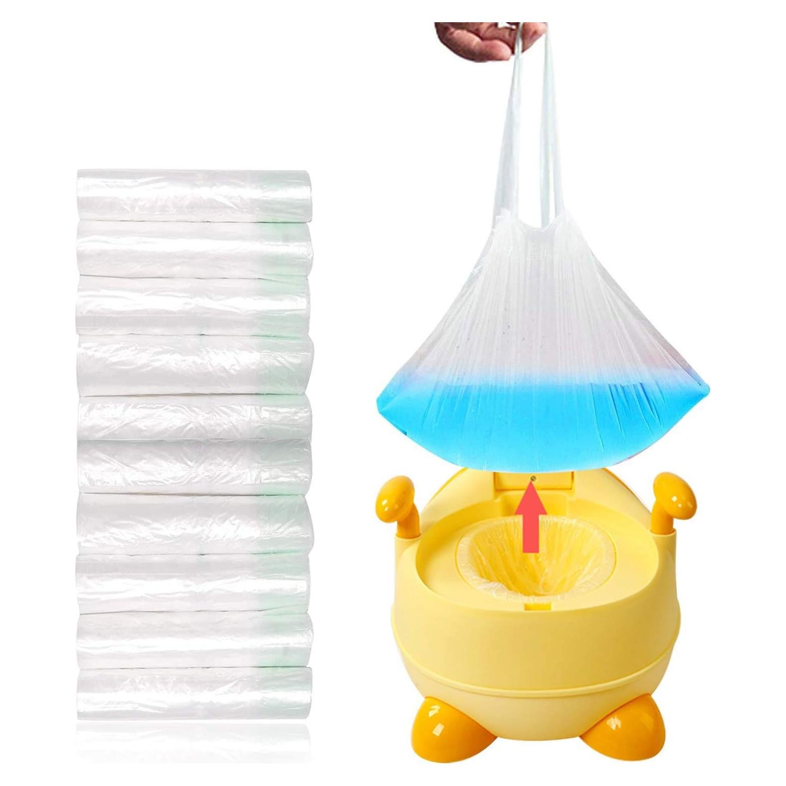 Paquete de 100 forros desechables UYICOO para inodoro 42x24cm