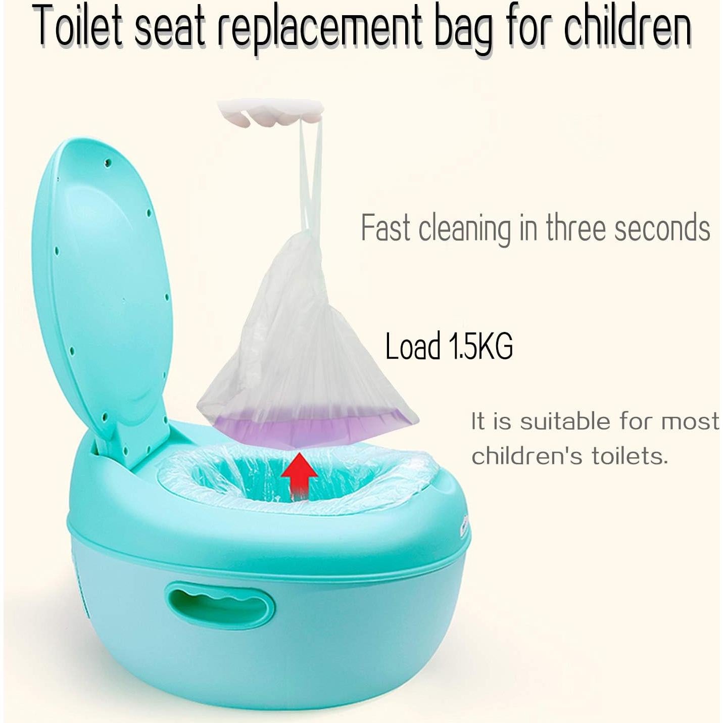 Paquete de 100 forros desechables UYICOO para inodoro 42x24cm