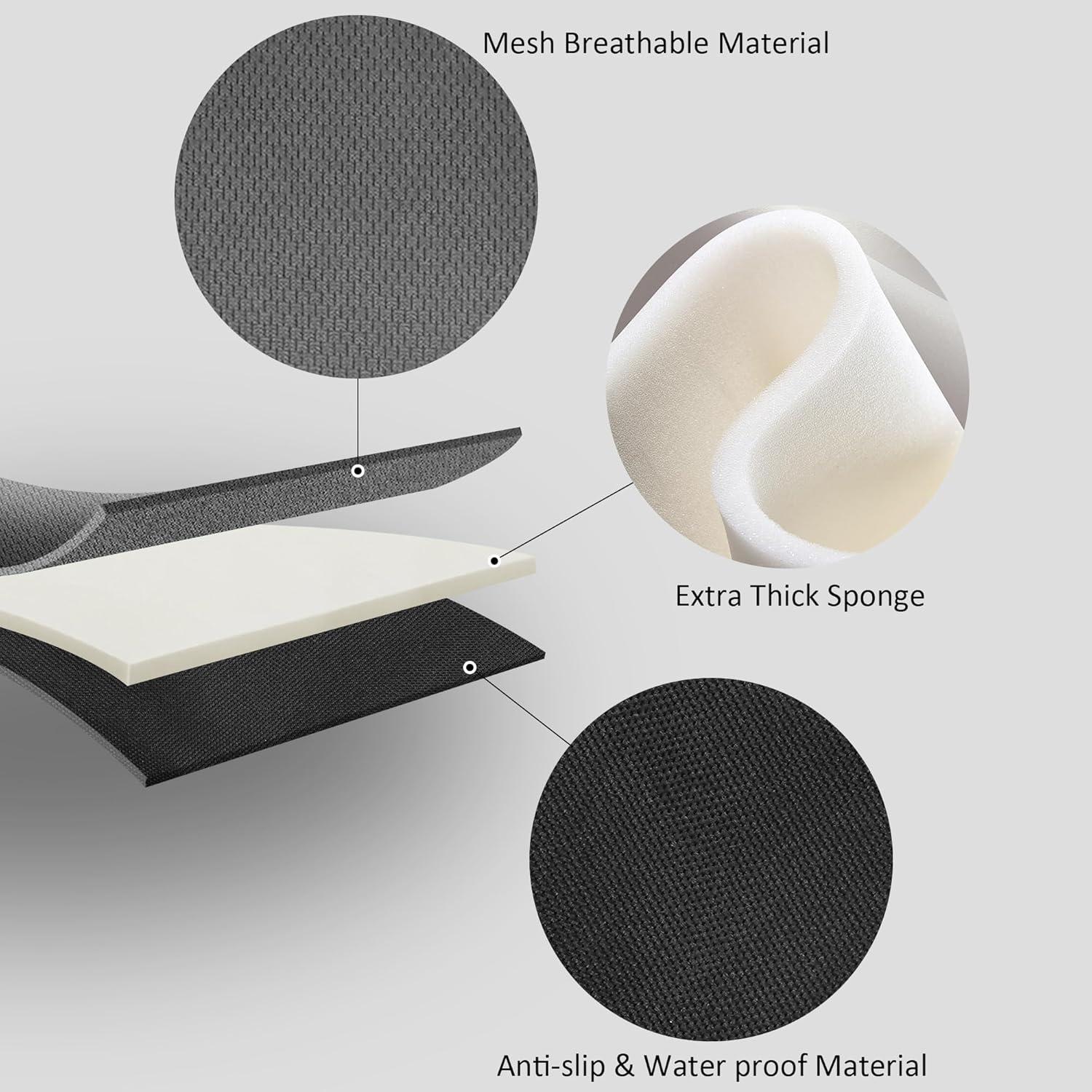 Alfombrilla para Bebés Gris 2PCS - Protector Impermeable Universal