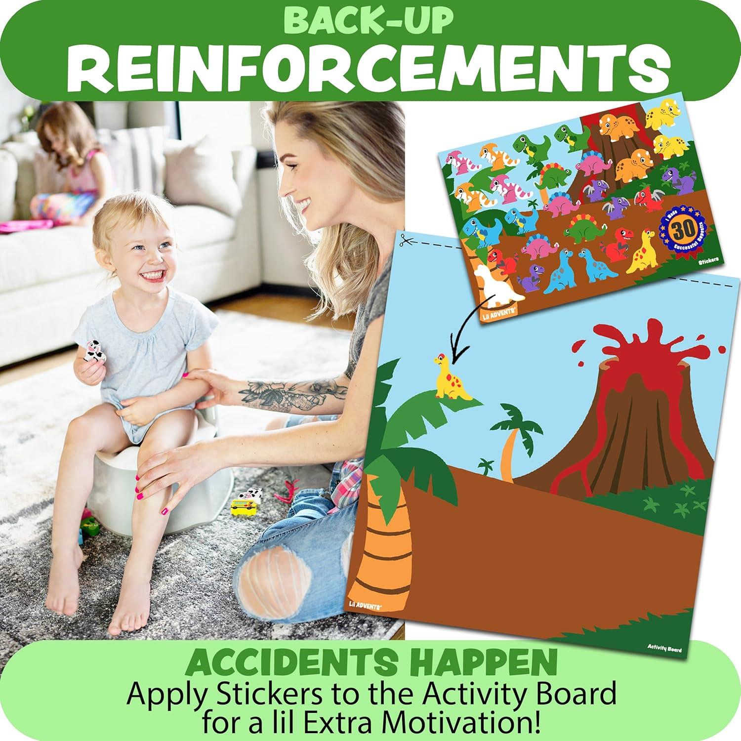 Juego de Entrenamiento para el Baño Lil ADVENTS - Dinosaurios