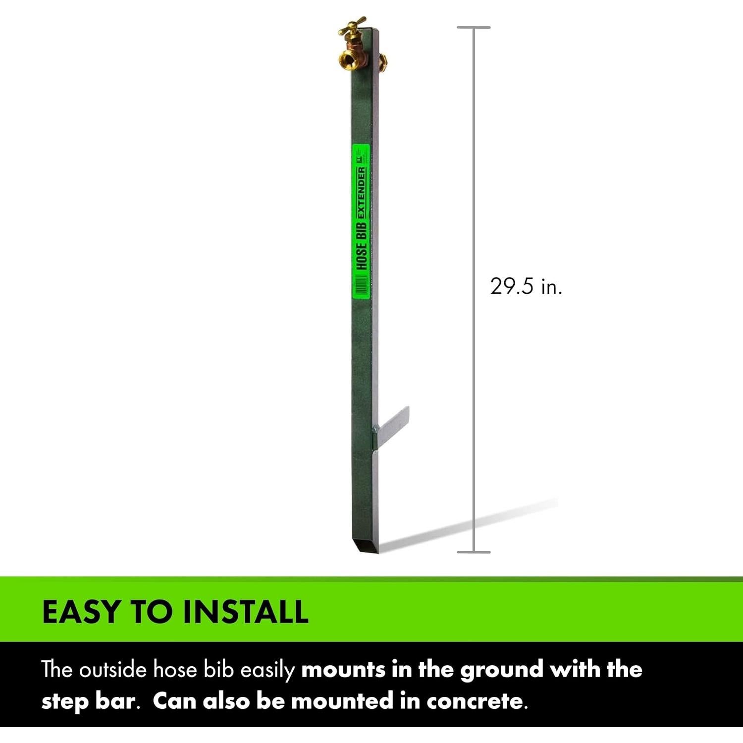 Extensor de Manguera Yard Butler 78.74 cm Verde - Fácil Instalación