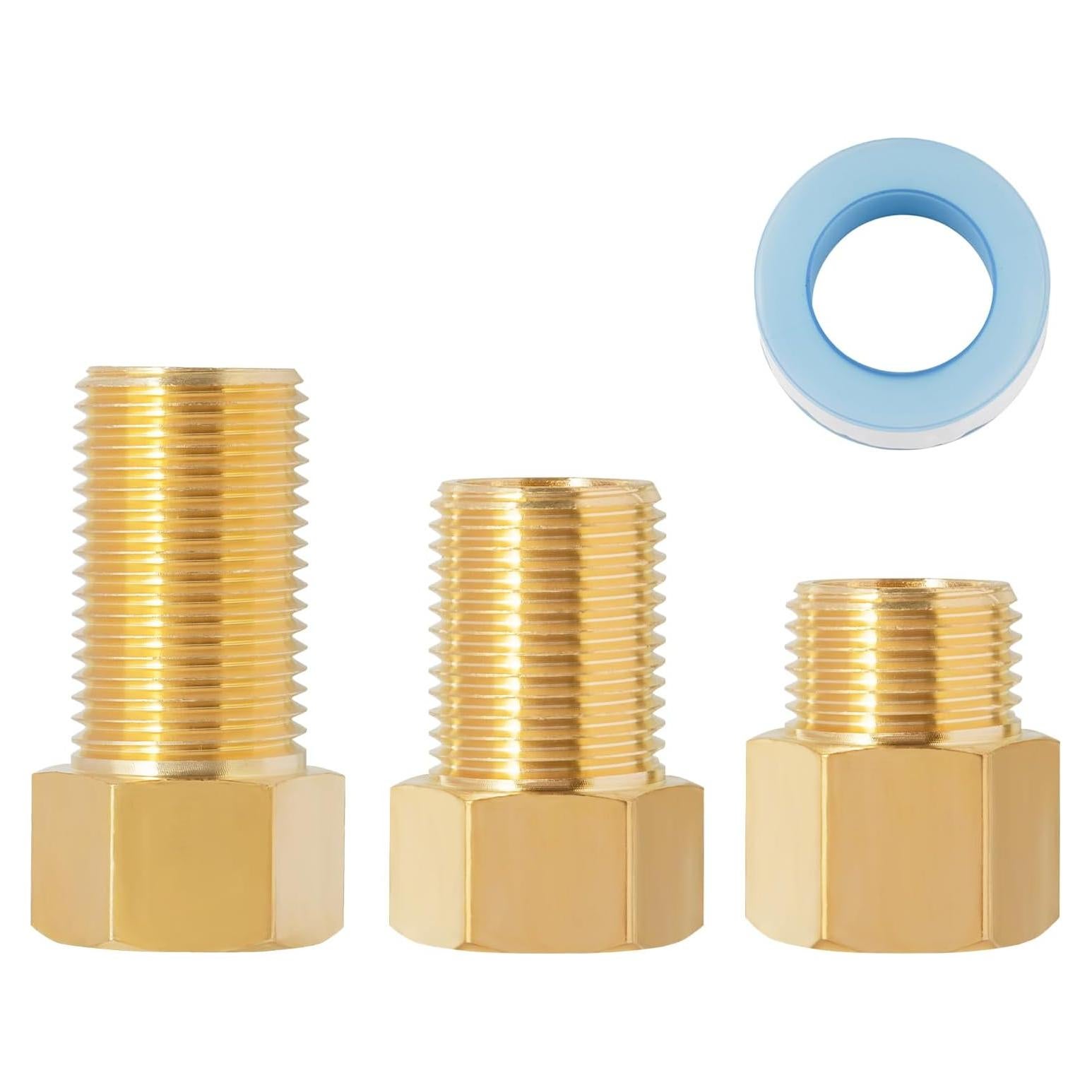 Adaptador de Extensión de Tubo de Latón SUNGATOR 1/2" - 30/40/50mm