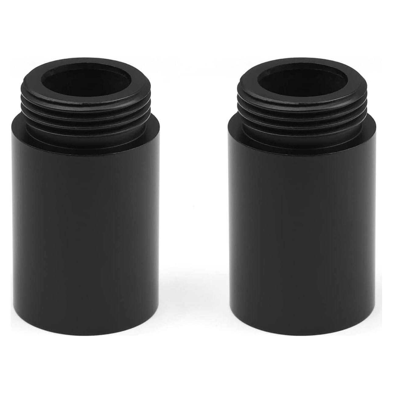 Tubo de Extensión 5 cm Gotonovo para Grifo de Baño Negro Mate