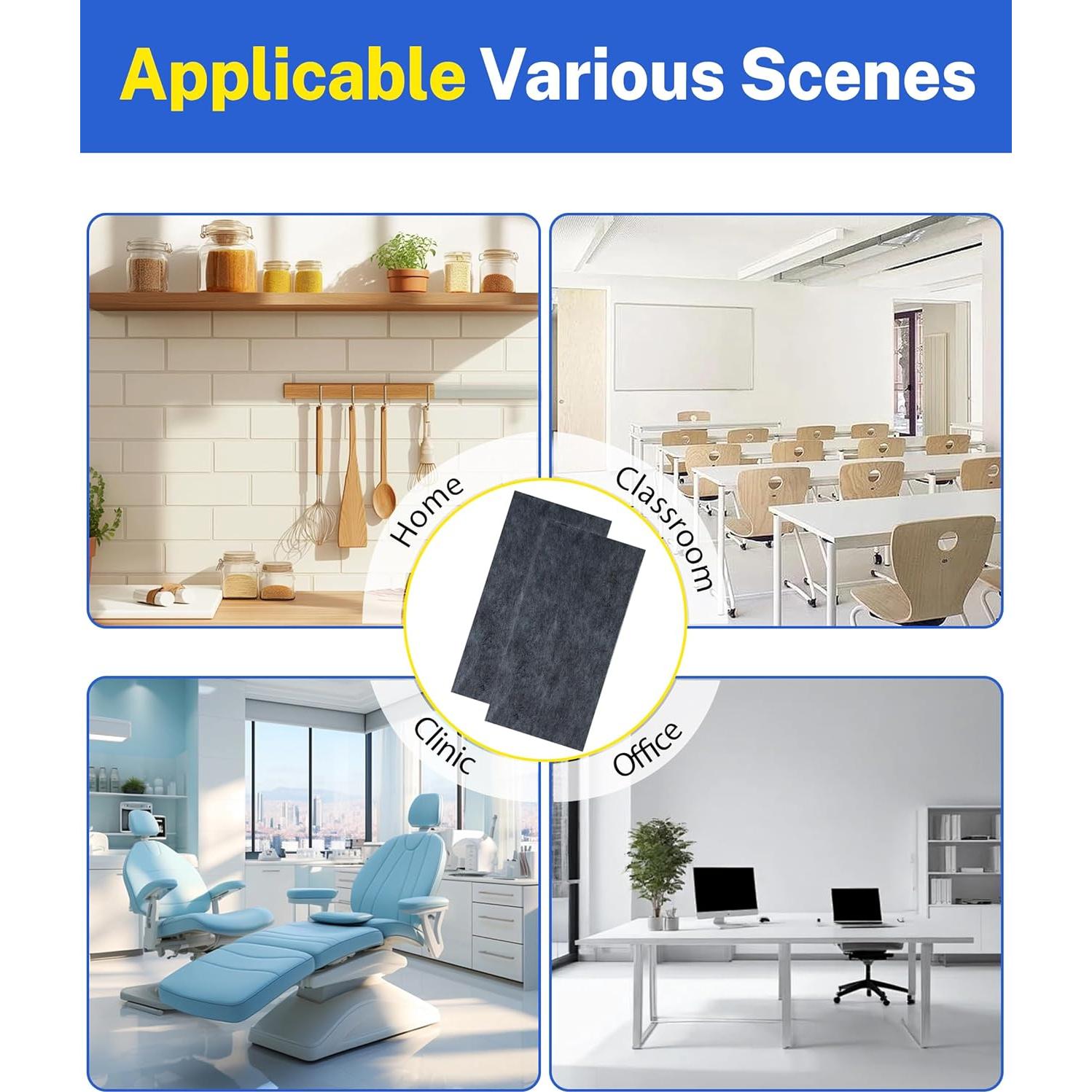 Paquete de 2 Filtros de Carbono Activado Facecool para Humidificador AIRCARE 1051