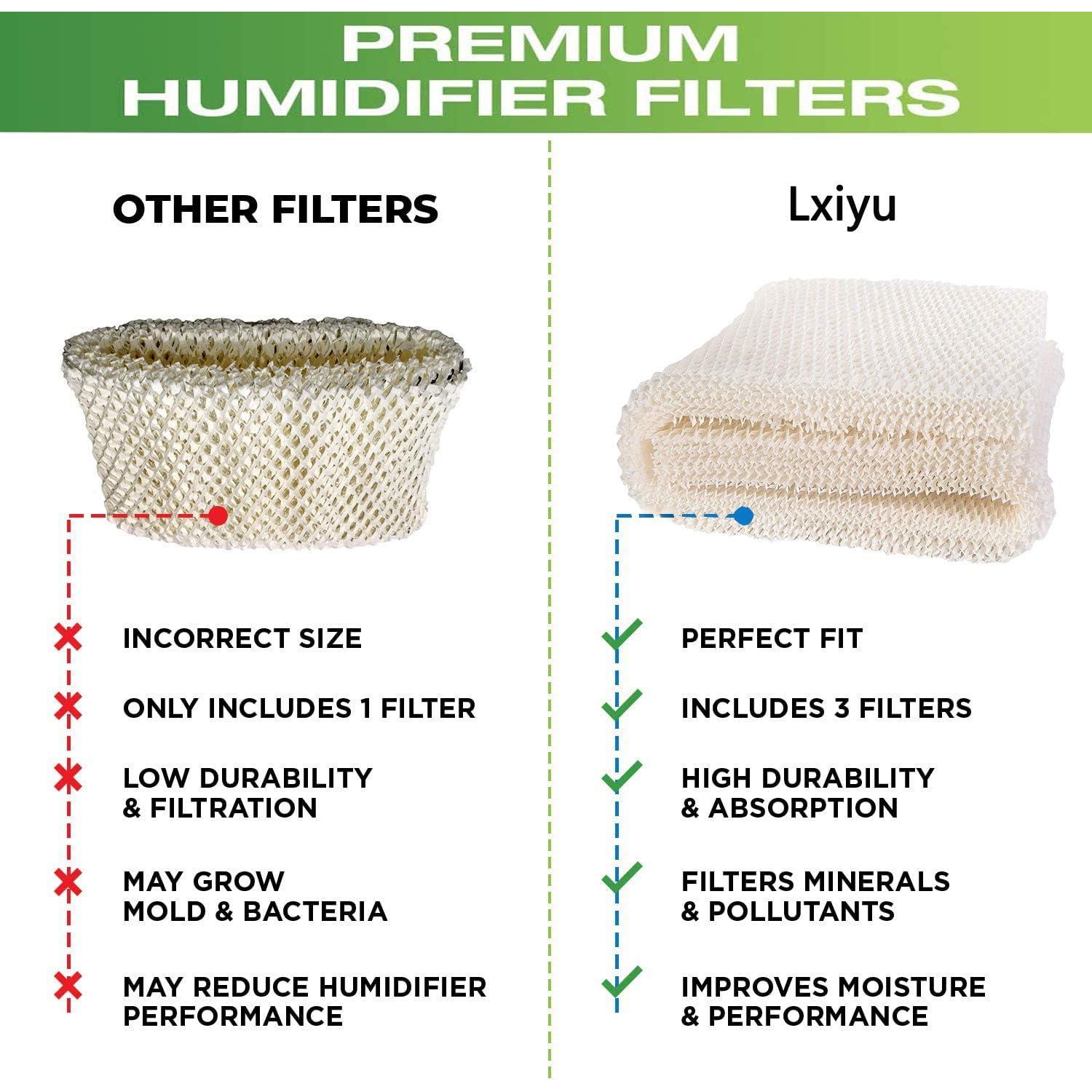 Paquete de 4 Filtros de Reemplazo Lxiyu MAF2 para Humidificadores