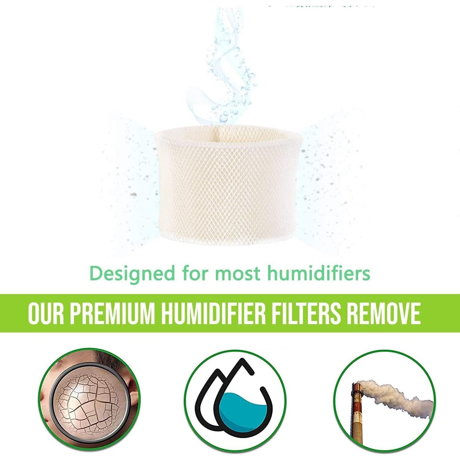 Paquete de 4 Filtros de Reemplazo Lxiyu MAF2 para Humidificadores