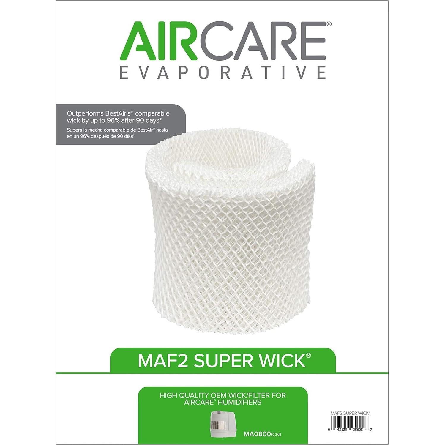 Filtro de humidificador de mecha AIRCARE MAF2 - 1 unidad