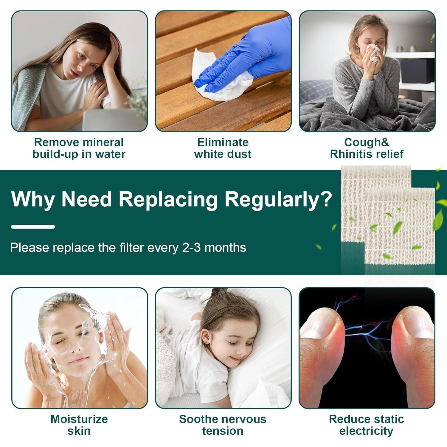 Filtro de Humidificador ROMON 1043 para Essick Air y Bemis