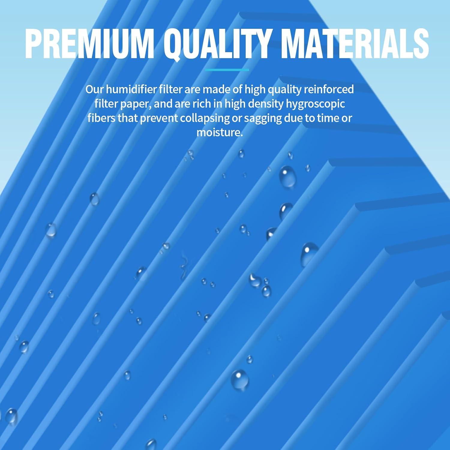 Filtros de Reemplazo DerBlue 18pcs para Humidificador 6000S