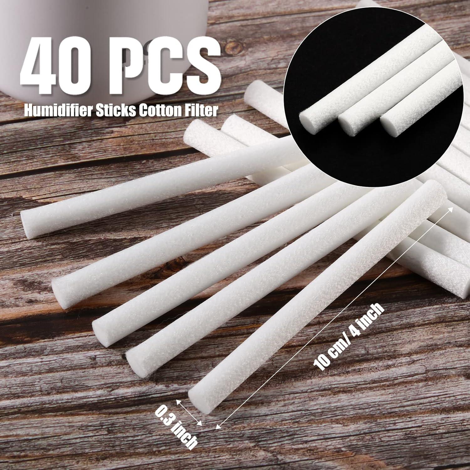 40 Filtros de Algodón para Humidificador Boao 10 cm Repuesto