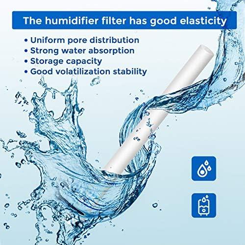 40 Filtros de Algodón para Humidificador Boao 10 cm Repuesto