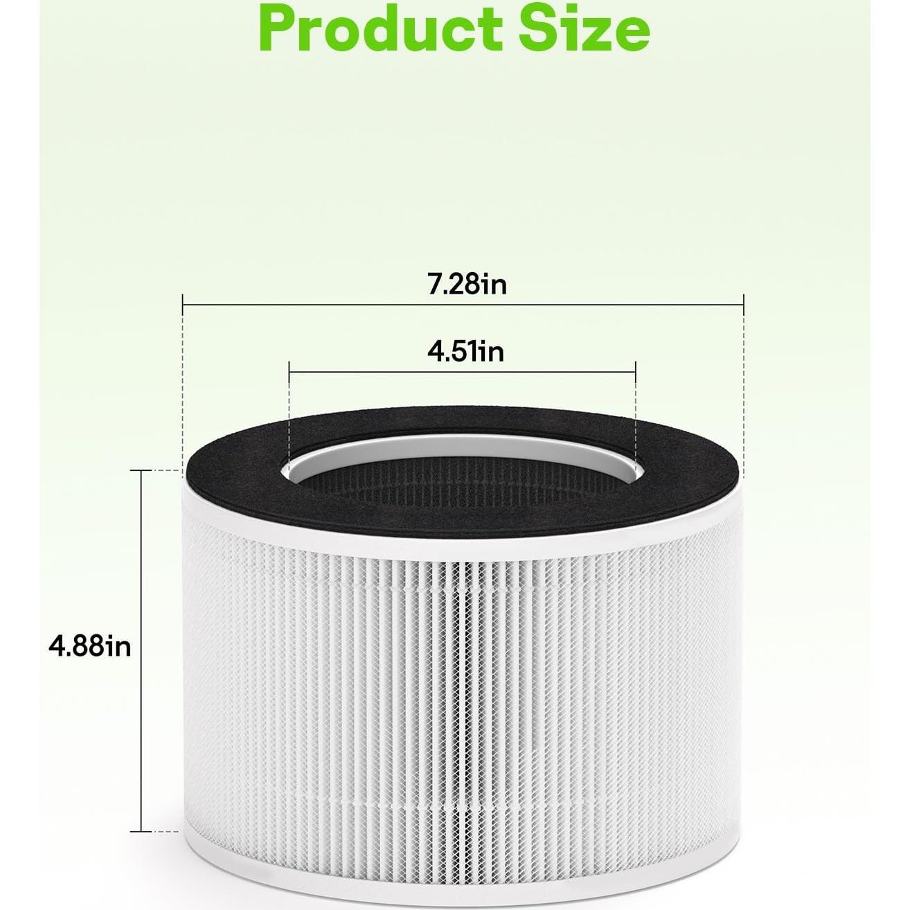 Filtros de Reemplazo HEPA H13 Mbetter AP-H400 para Purificador 2 en 1