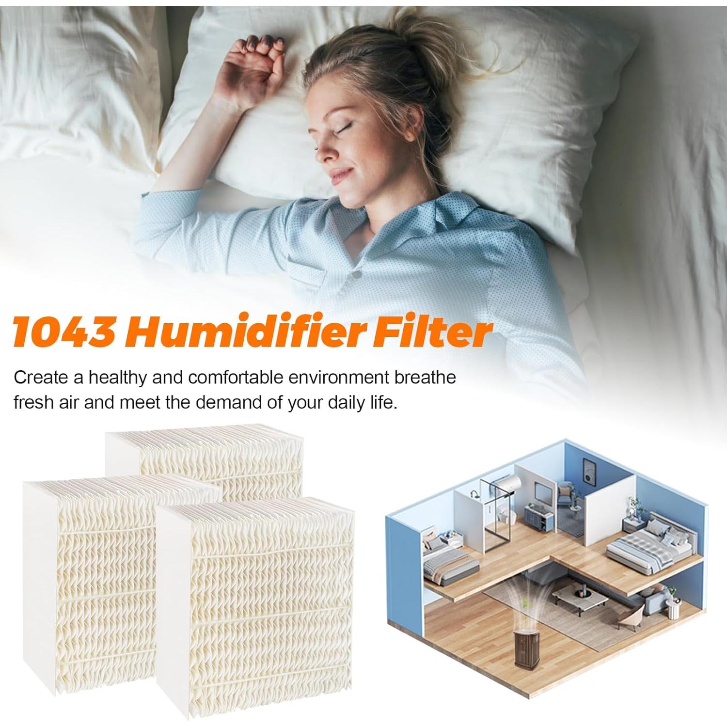 Filtros de Mecha para Humidificador Blutoget 1043 - Paquete de 3