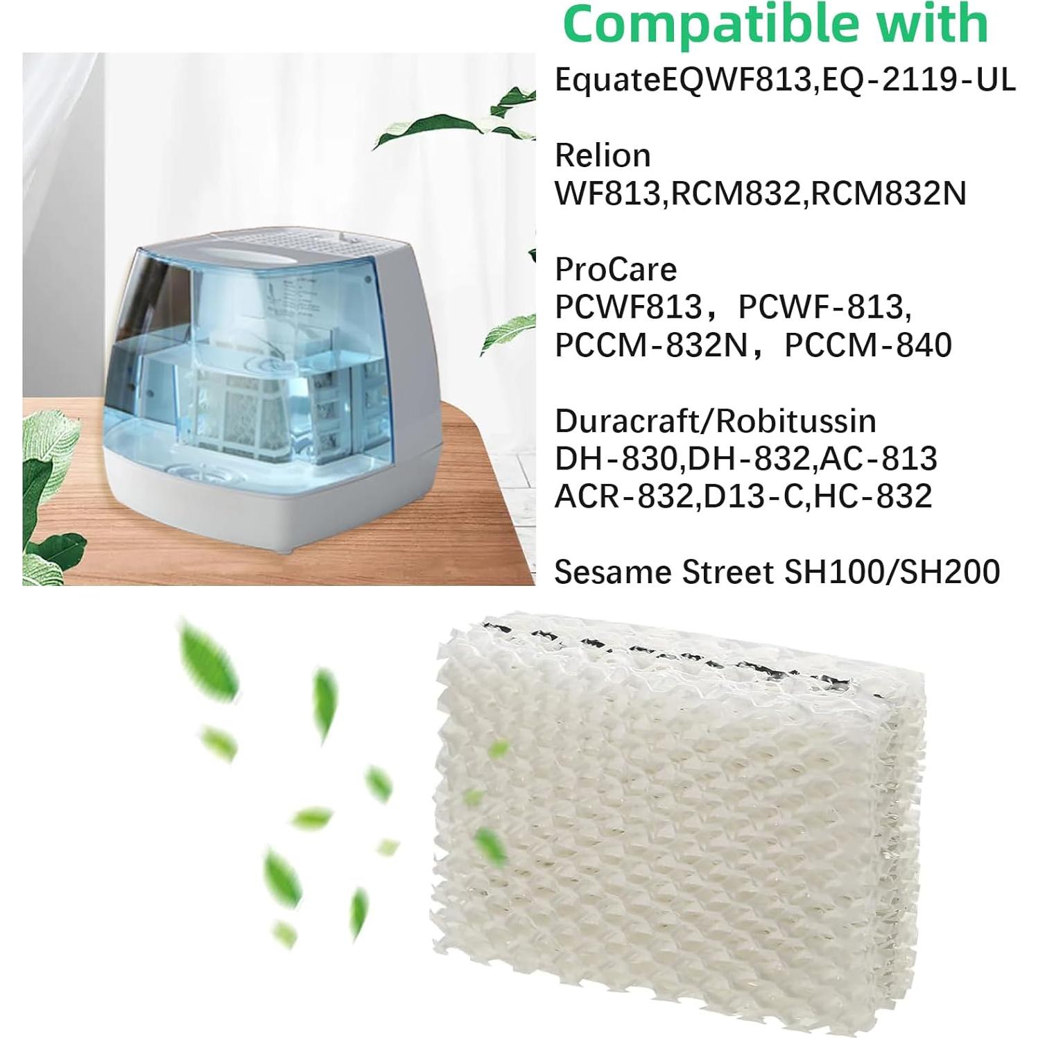 Filtros de Humidificador Kakofaci WF813 - 6 Pack Reemplazo