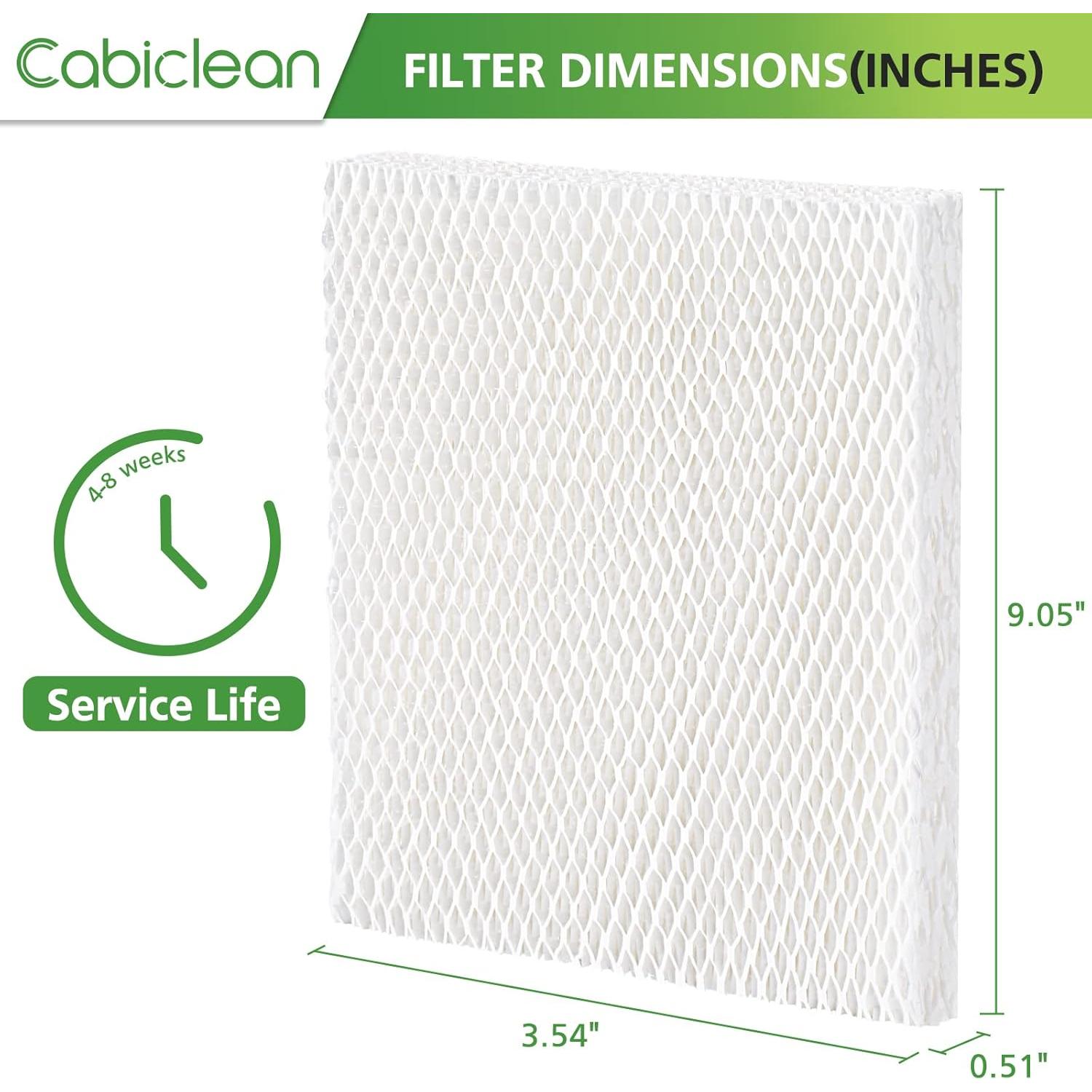 Filtros de Repuesto Cabiclean MD1-0034 para Humidificadores