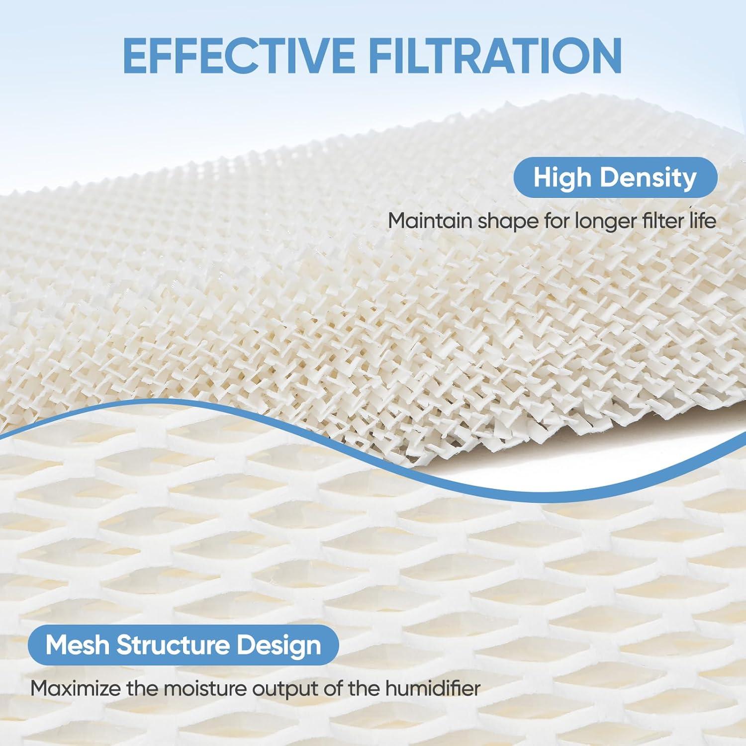 Paquete de 4 Filtros de Mecha LBLVBNEWD HAC-504 para Humidificadores