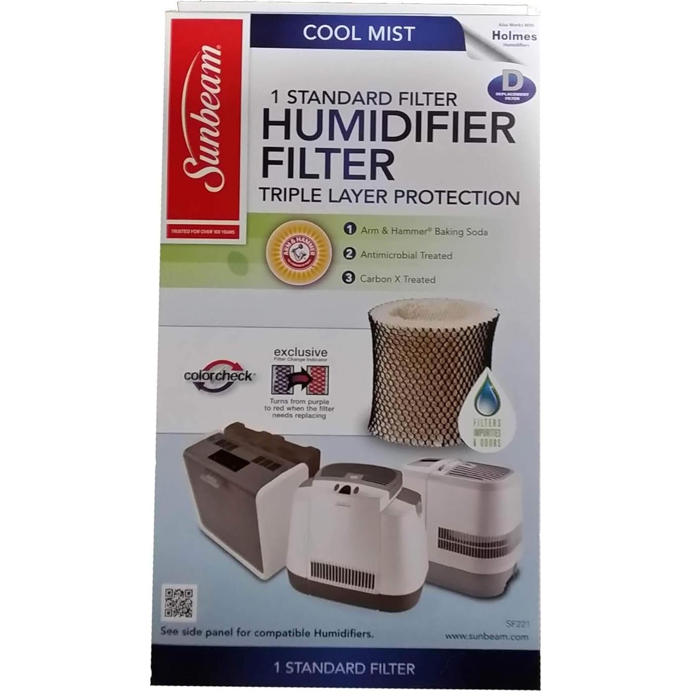 Filtro de Humidificador Holmes HWF75PDQ-U Blanco