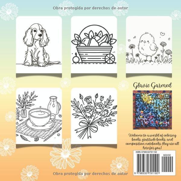 Libro de Colorear para Adultos: (Ayuda para Personas Mayores con Demencia o Alzheimer) (Spanish Edition)