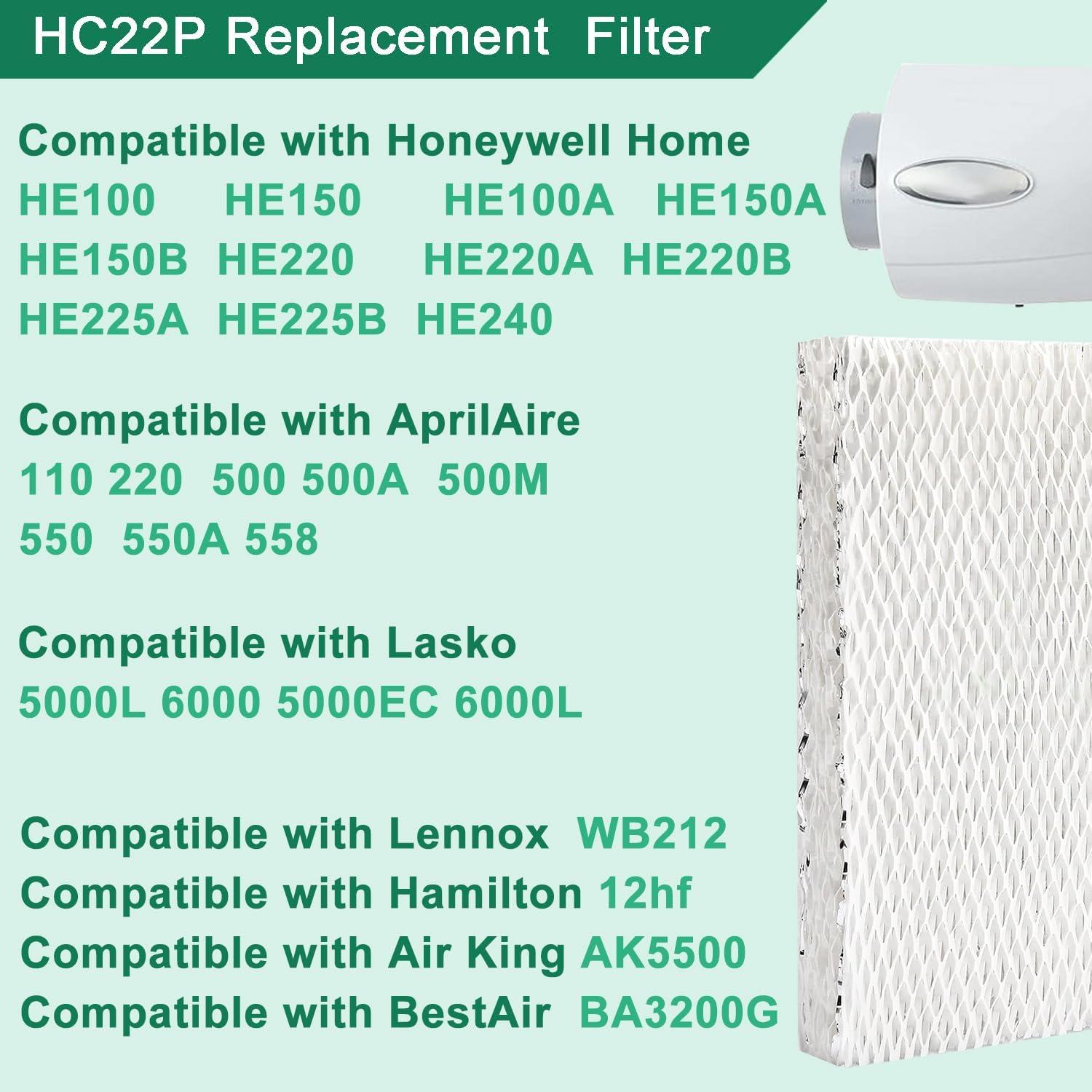 Filtros de Reemplazo para Humidificador Honeywell y Aprilaire - 2 Piezas