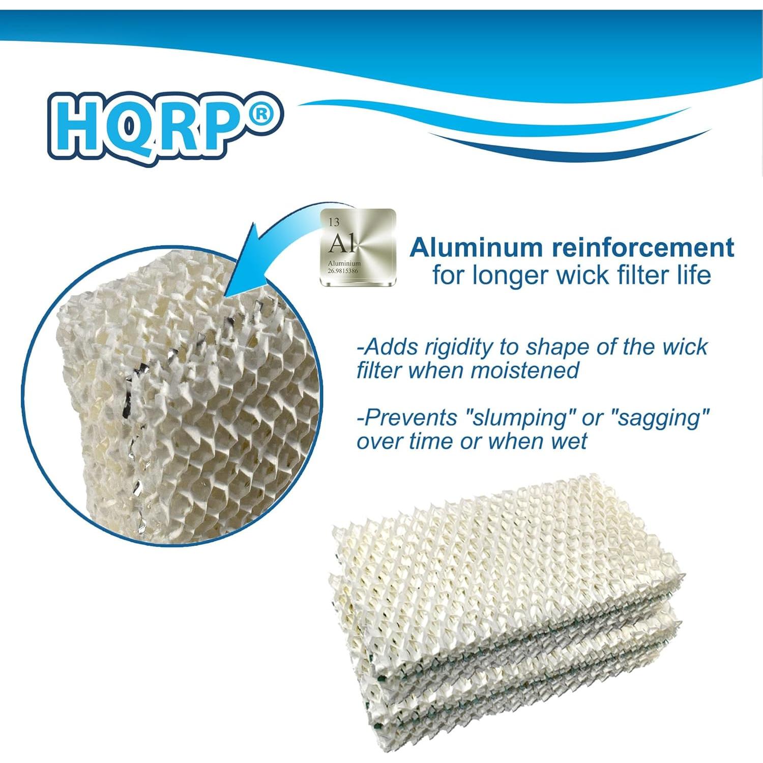 Filtro de Mecha HQRP para Humidificador - 4 Paquetes