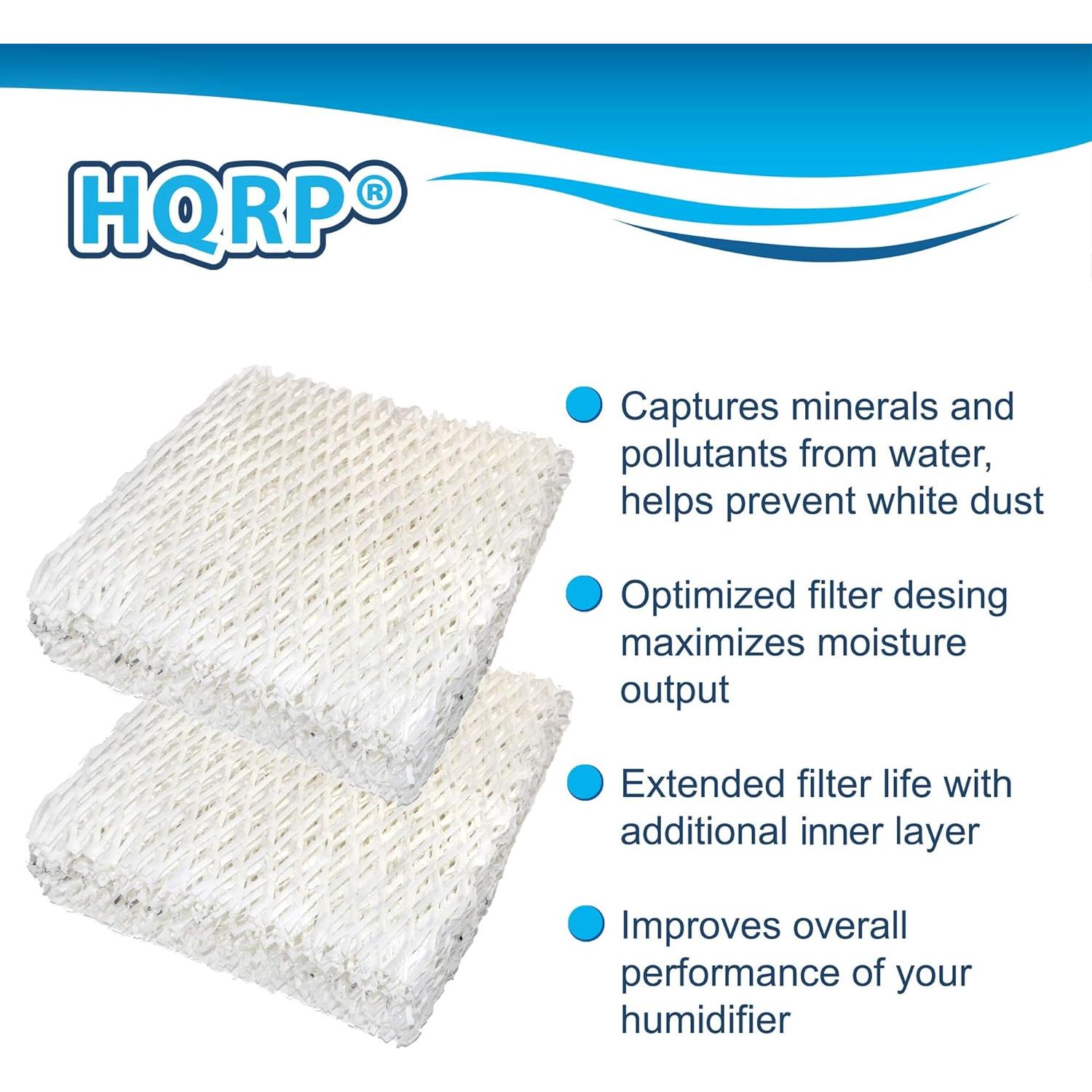 Filtro de Mecha HQRP 2-Pack para Humidificadores Sears Kenmore