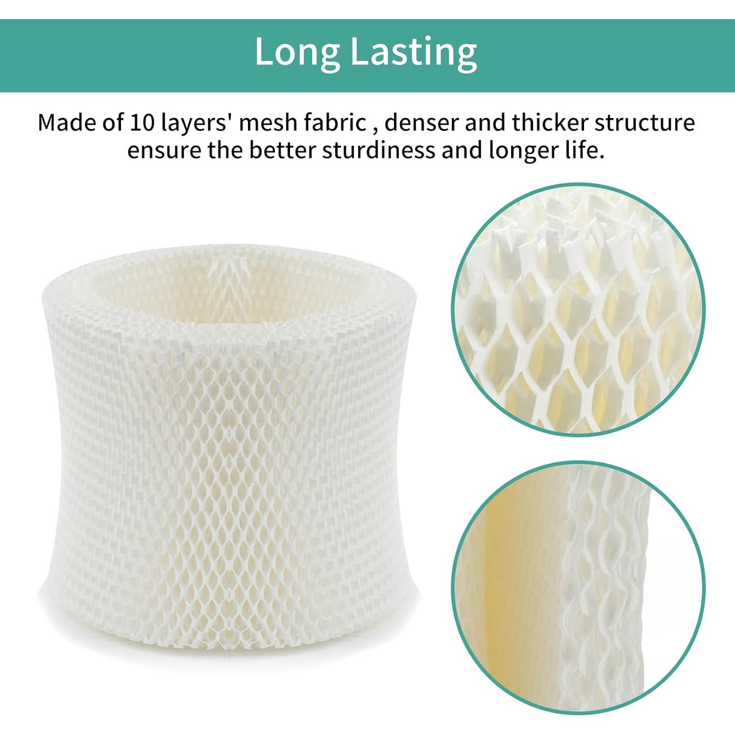 Filtros de Humidificador SUNRRA HC-888, Paquete de 4, Larga Duración