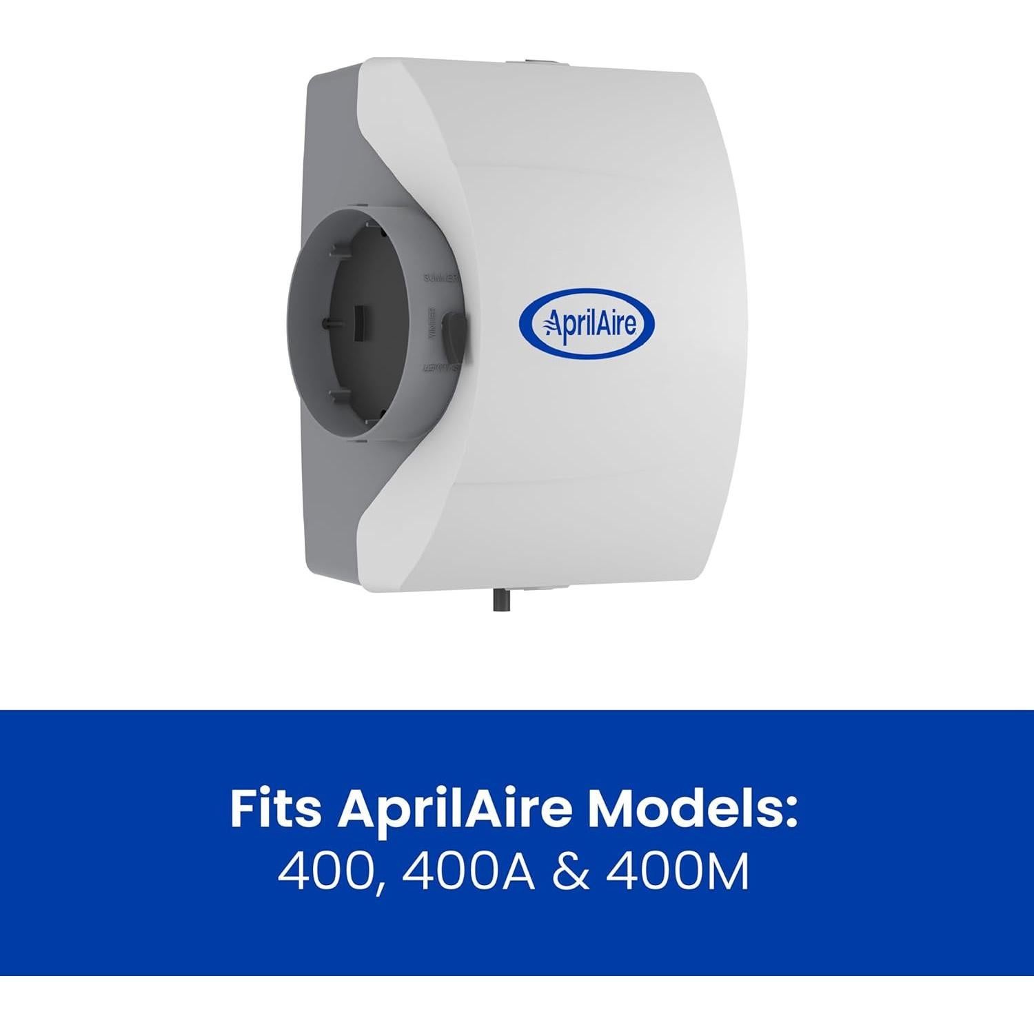 Filtro de Panel de Agua AprilAire 45 para Humidificadores 400, 400A, 400M - Paquete de 2