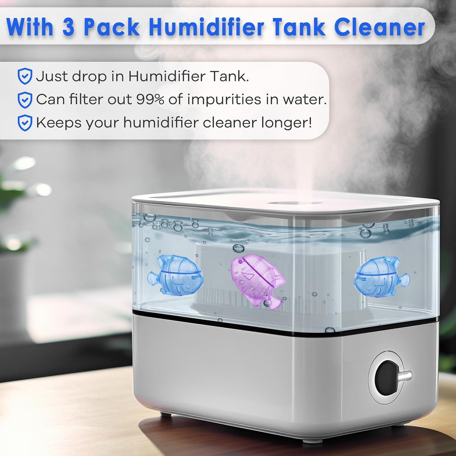 Filtro de Humidificador WF813 Vonxholl - 3 Pack con Peces de Limpieza