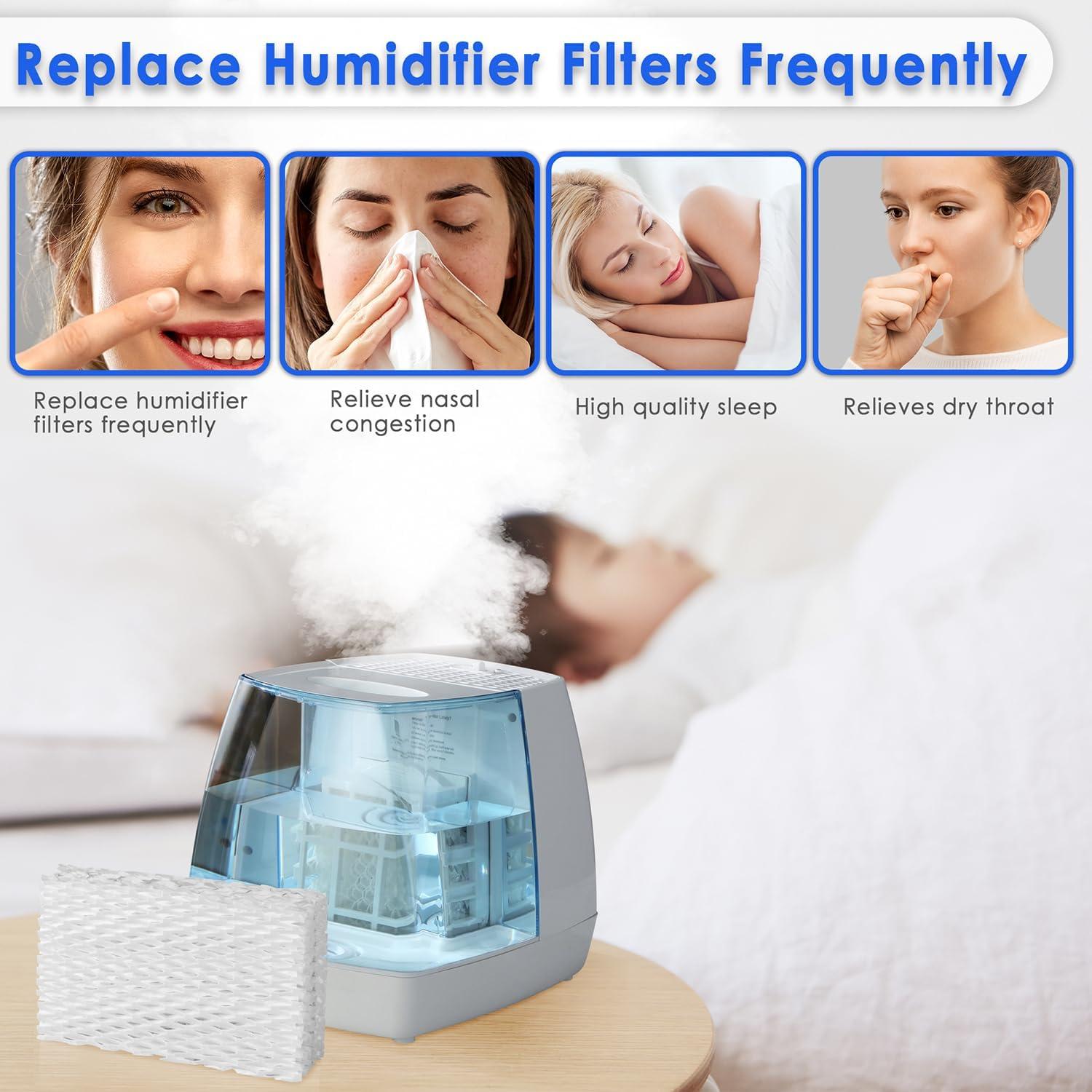 Filtro de Humidificador WF813 Vonxholl - 3 Pack con Peces de Limpieza