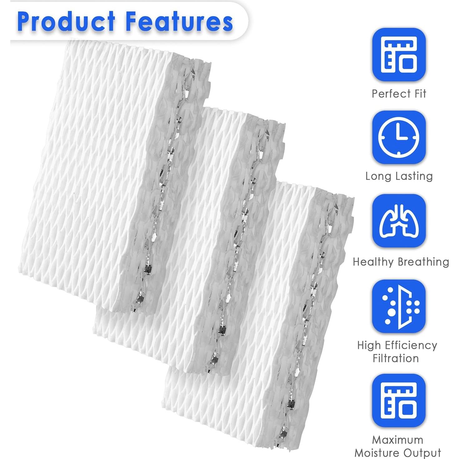 Filtro de Humidificador WF813 Vonxholl - 3 Pack con Peces de Limpieza
