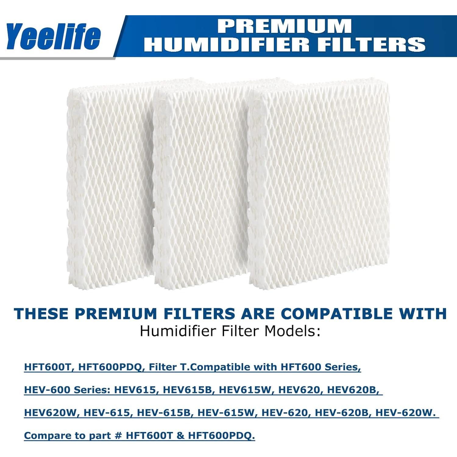 Paquete de 8 Filtros HFT600 para Humidificadores Honeywell