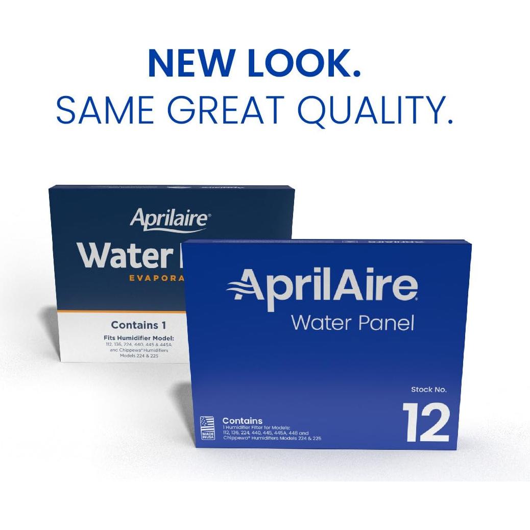 Filtro de Panel de Agua Humidificador AprilAire 12 - Paquete de 2