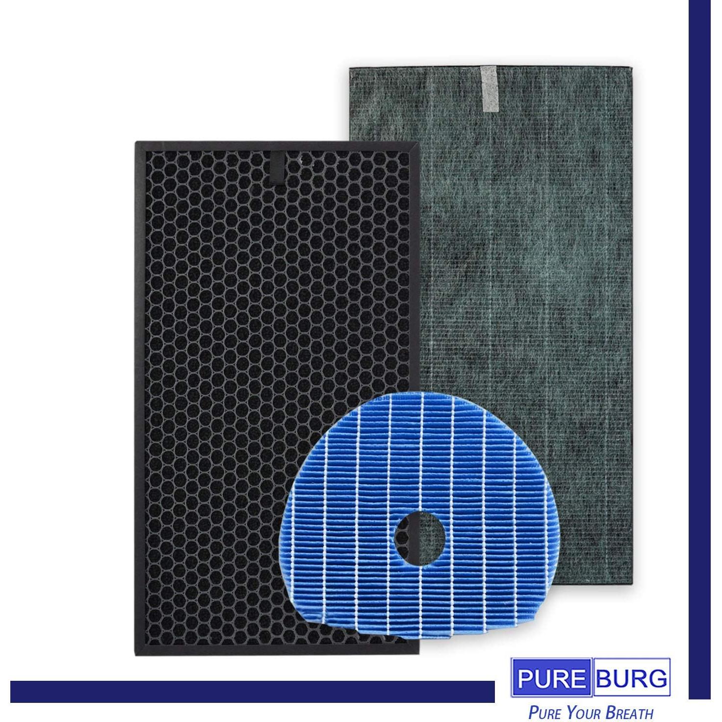 Juego de Filtros PUREBURG HEPA para Purificador Sharp KC-860U