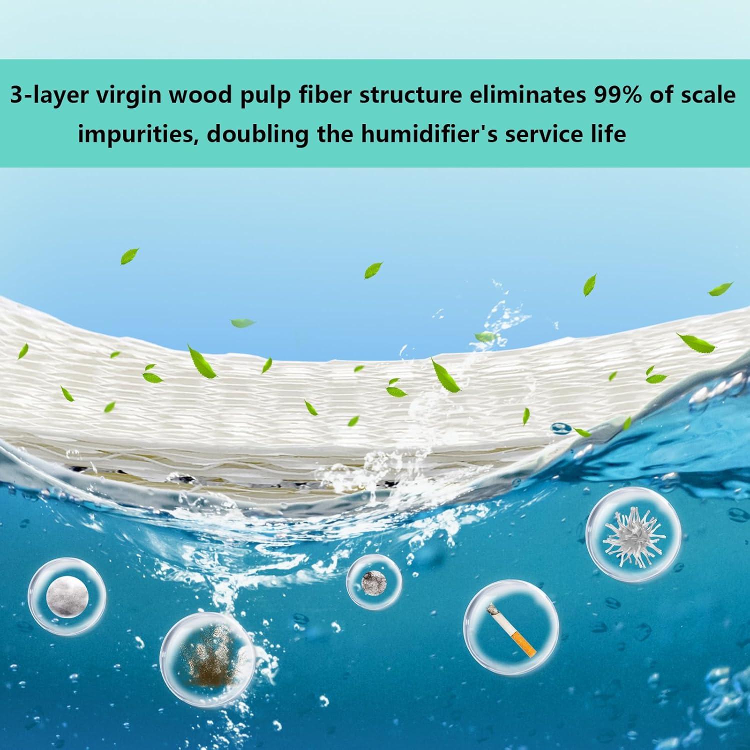 Filtros de humidificador YXQZH 4T compatibles 4 unidades