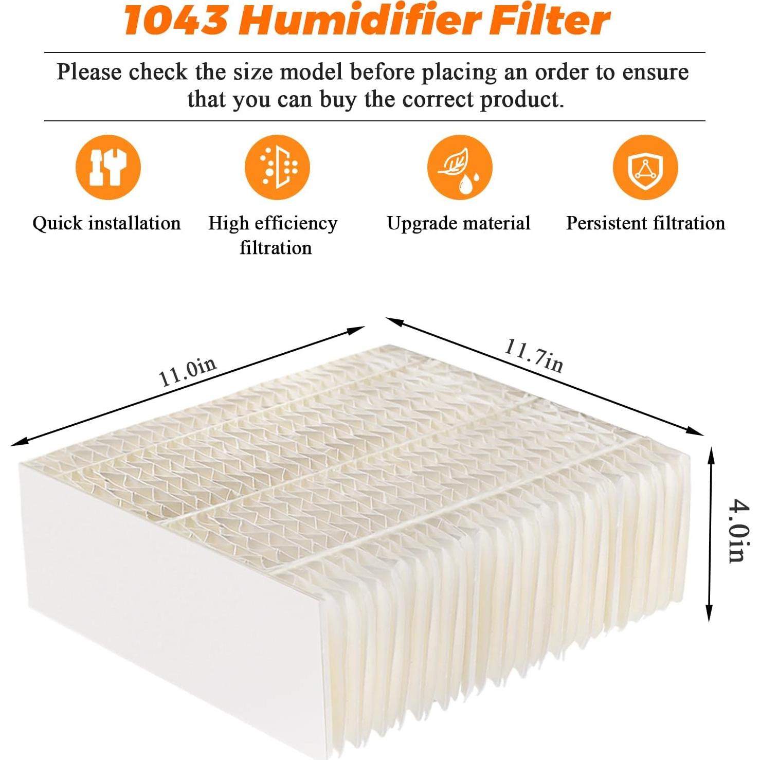 Filtro de Mecha Humidificador Blutoget 1043 Compatible Essick Air