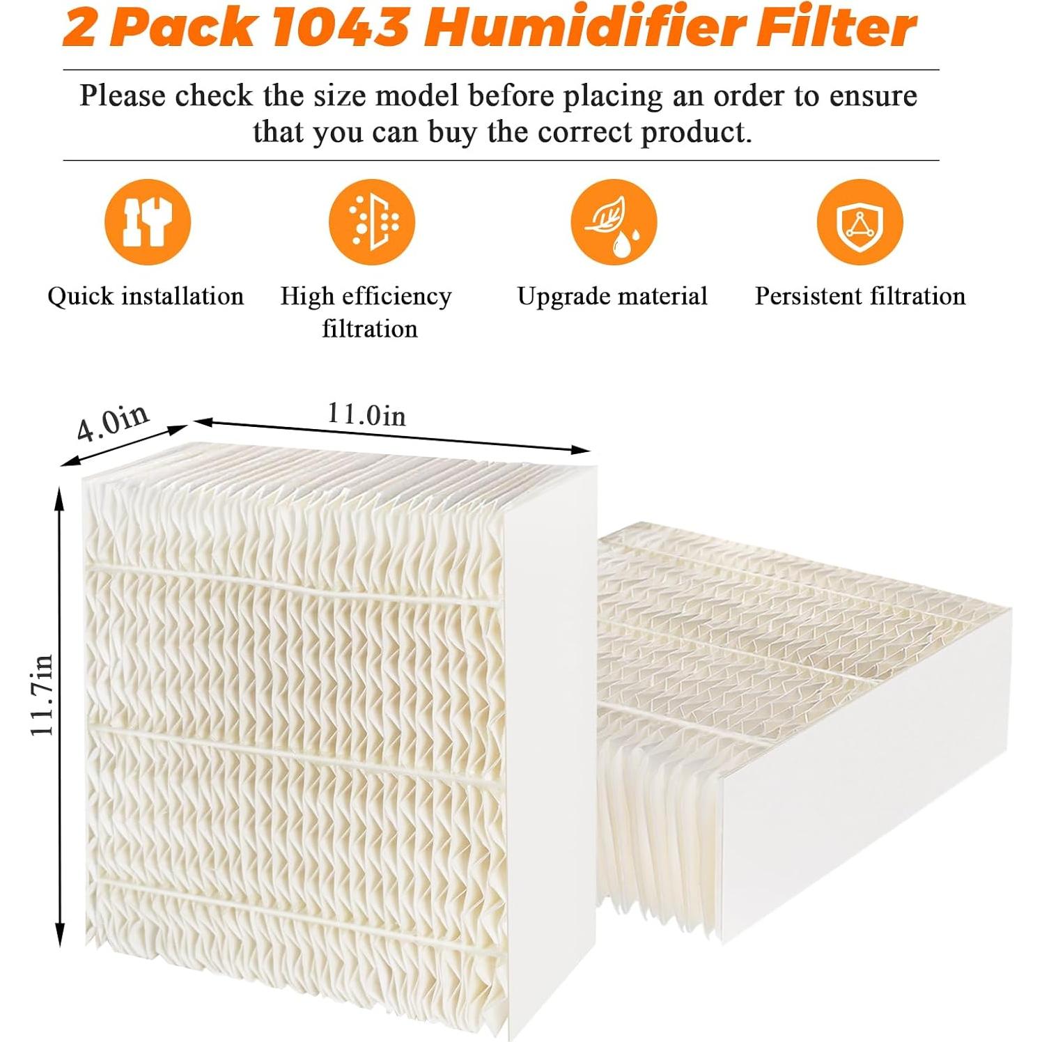Filtro de Mecha para Humidificador Blutoget 1043 - Paquete de 2