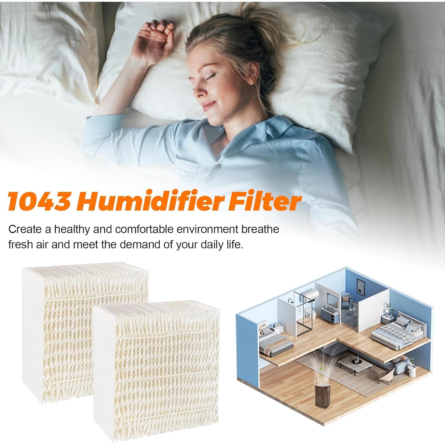 Filtro de Mecha para Humidificador Blutoget 1043 - Paquete de 2