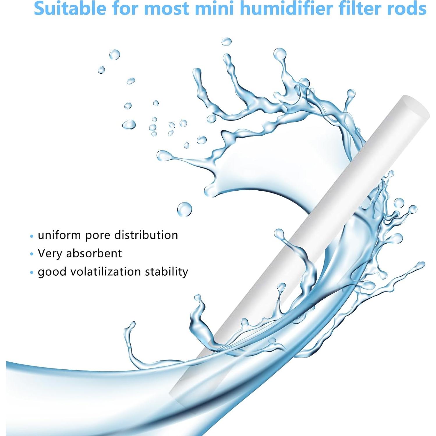 10 Varillas de Reemplazo para Filtro de Humidificador Besky