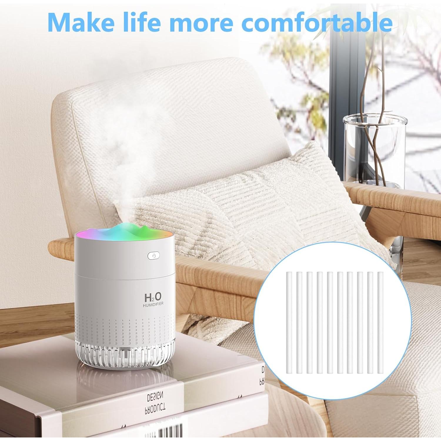 10 Varillas de Reemplazo para Filtro de Humidificador Besky