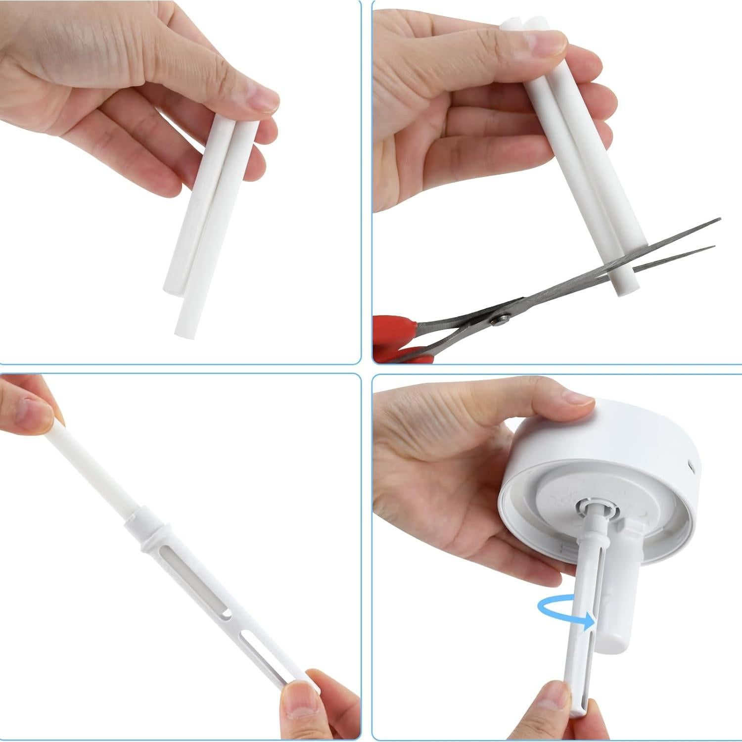 10 Varillas de Reemplazo para Filtro de Humidificador Besky