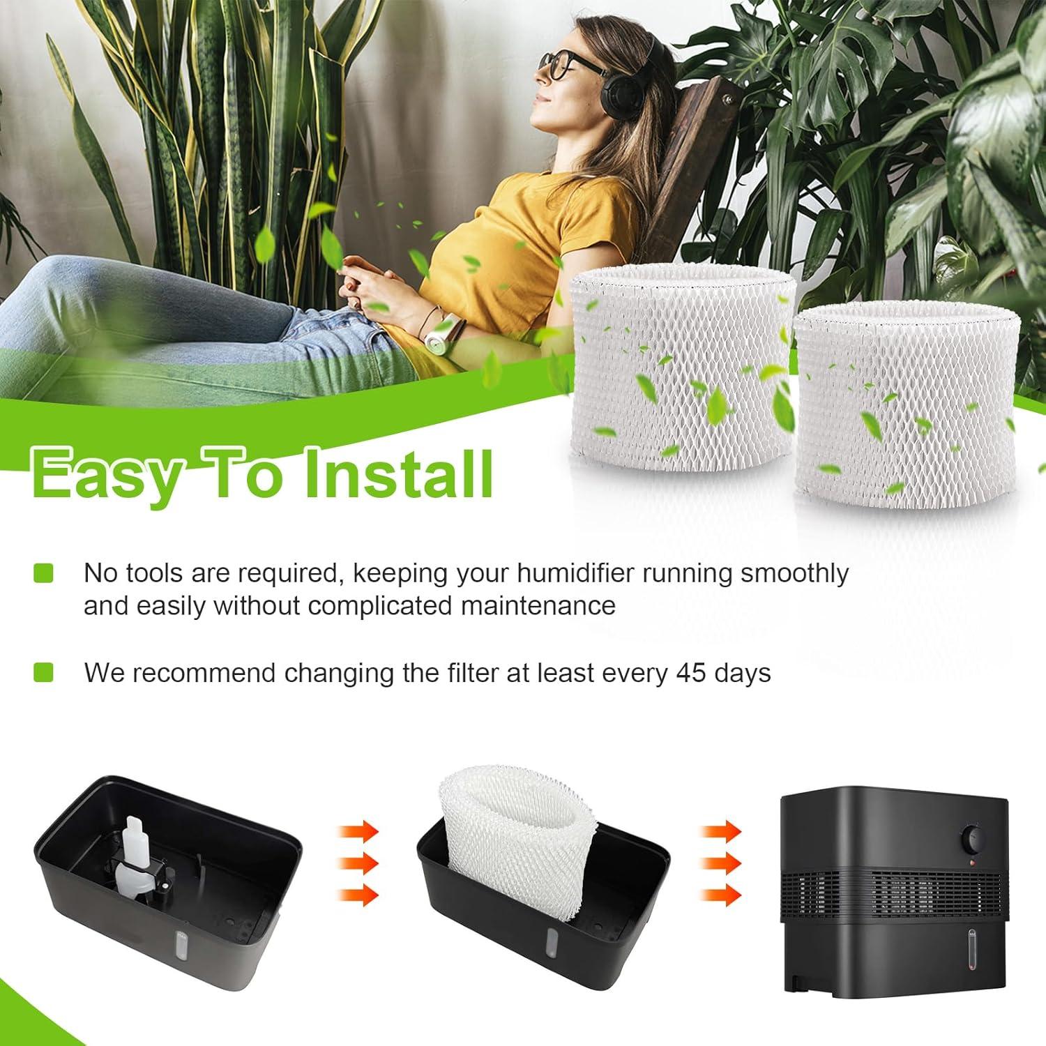 Filtro de Humidificador Pelonis PSU10E1BB PSU10E1WW 2 Piezas