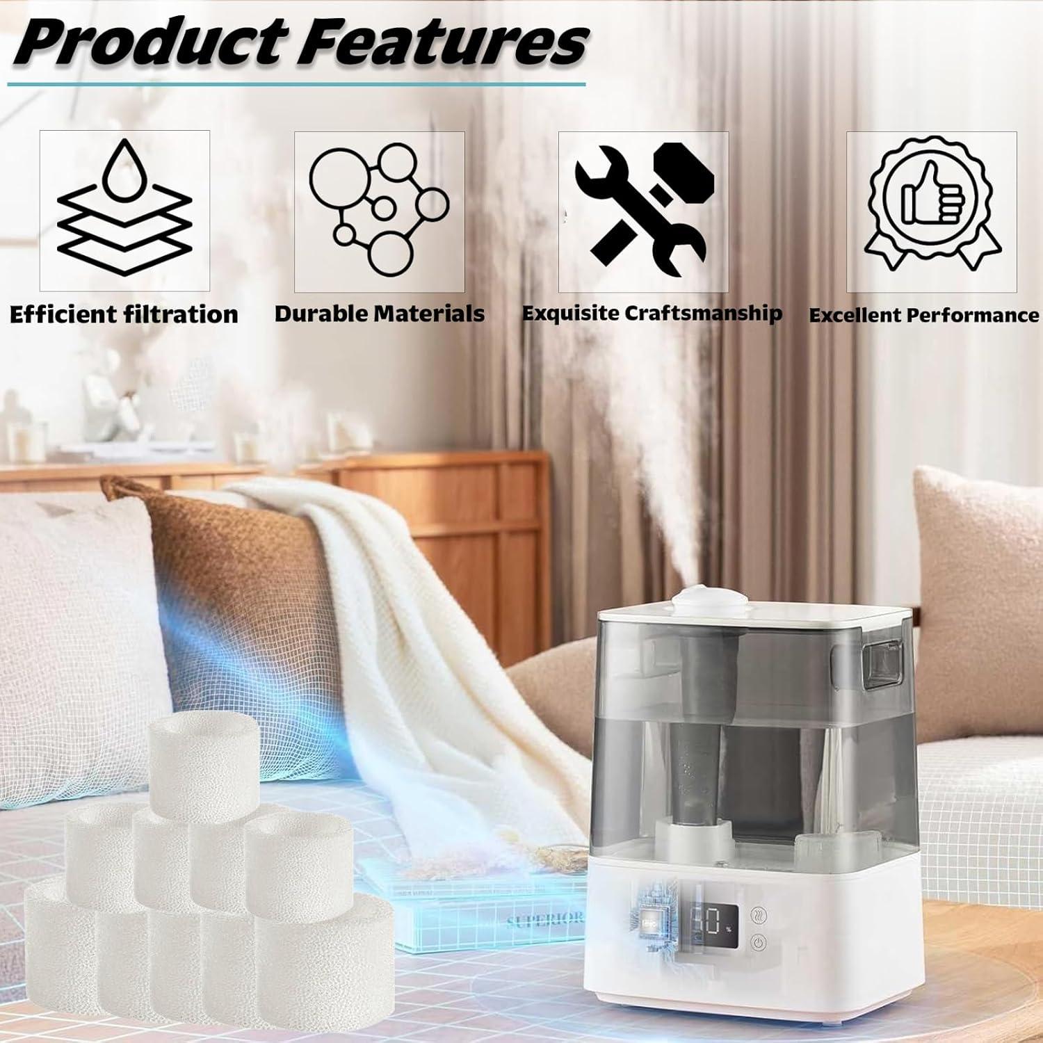 Paquete de 60 filtros de reemplazo para humidificador Levoit