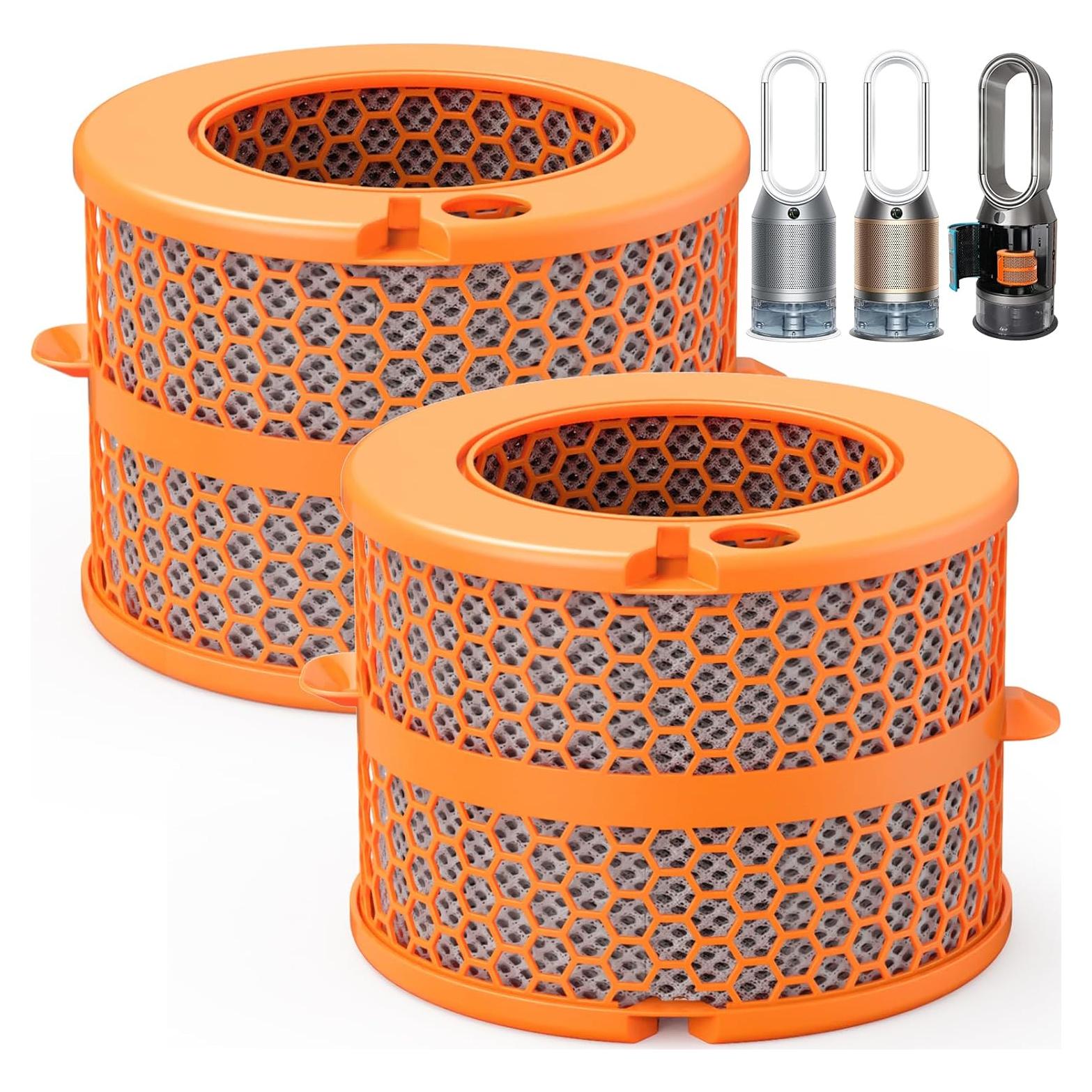 Filtro Evaporador de Fibra de Carbono isinlive PH04 - 2 Piezas