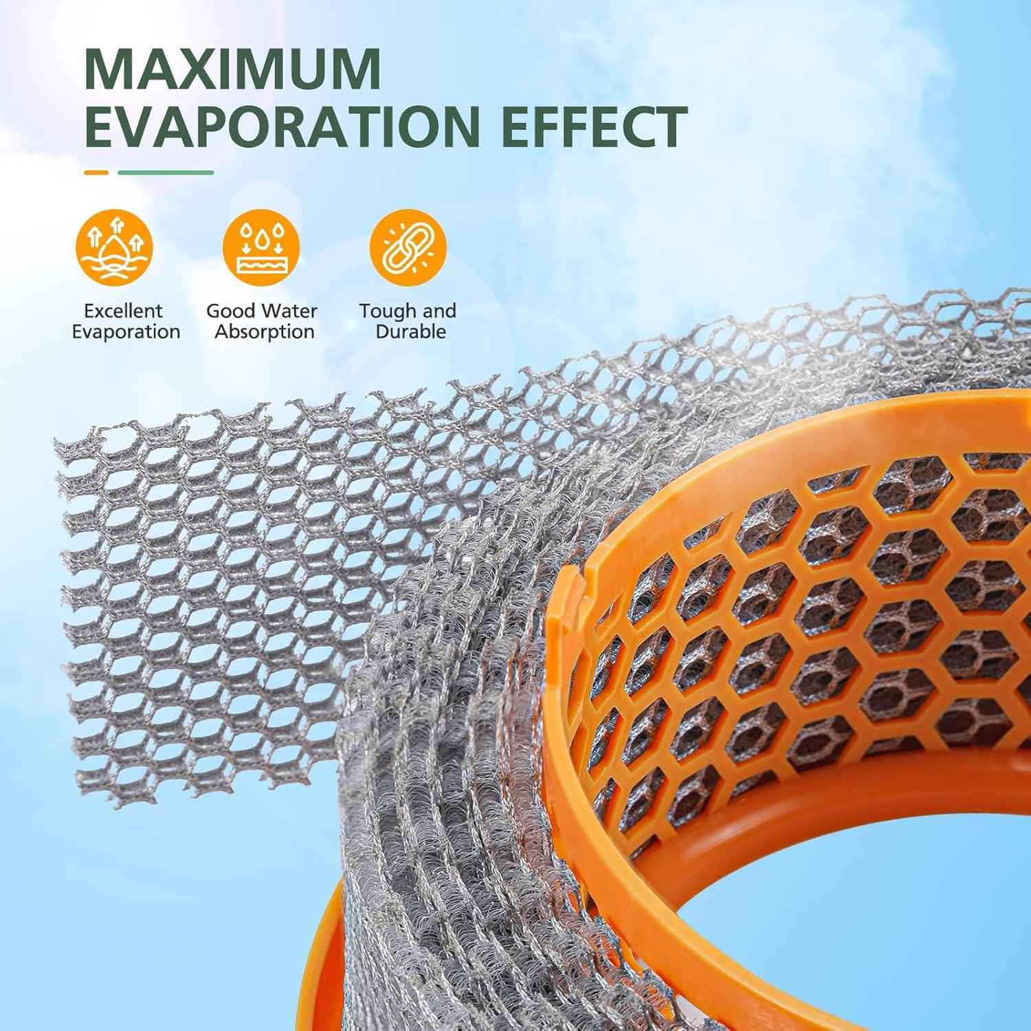 Filtro Evaporador de Fibra de Carbono isinlive PH04 - 2 Piezas