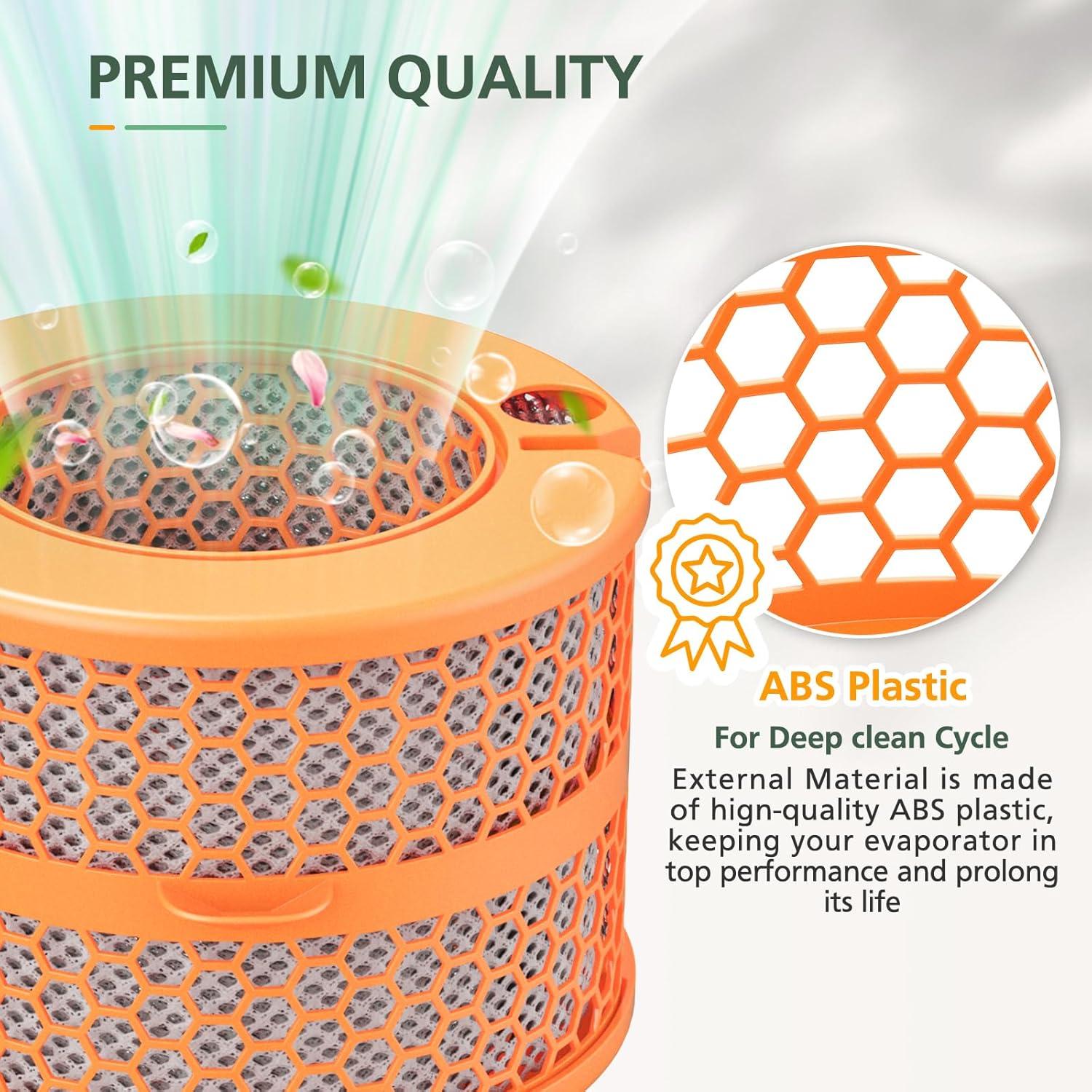 Filtro Evaporador de Fibra de Carbono isinlive PH04 - 2 Piezas