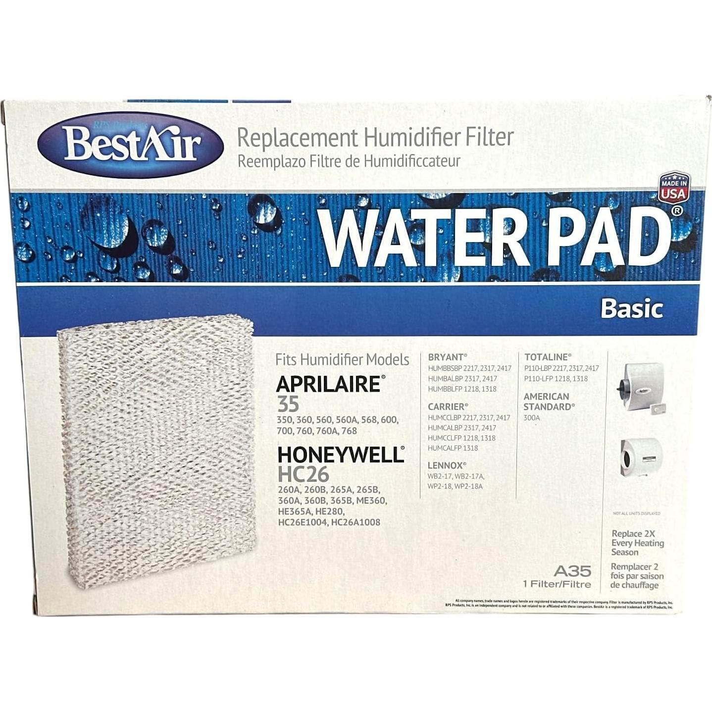 Filtro de Humidificador Best Air A35 - Paquete de 2 Unidades